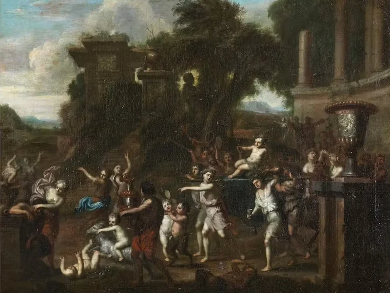 1672-Jacob van Hal - Baccanale